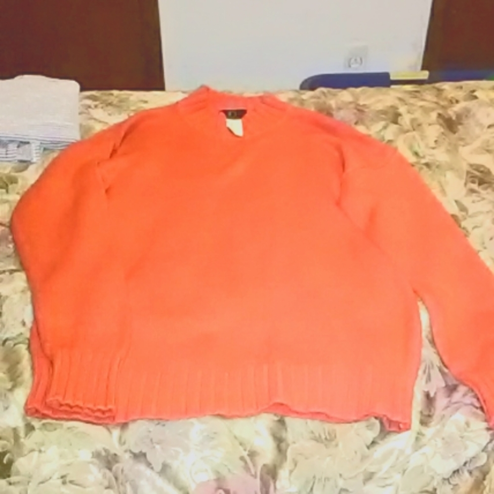 ID Identity, Oversized Small orange sweater